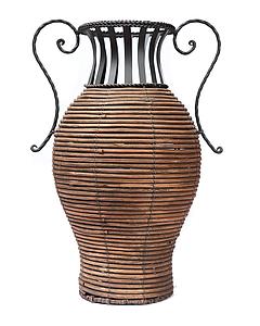 JARRON MIMBRE PEQUEÑO ALT 38CM ø20CM