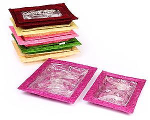 SET 2 PLATOS RECTANGULAR SISAL 