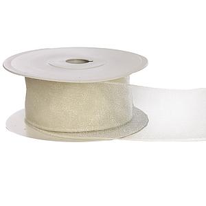 CINTA ORGANZA ALAMBRADA 40MM X 10M