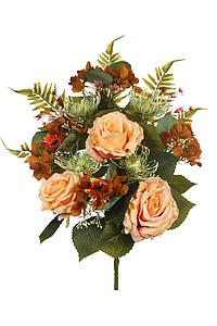 RAMO ROSAS Y HORTENSIAS ARTIFICIAL 50CM