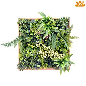 CUADRO VEGETAL ARTIFICIAL 50X50CM