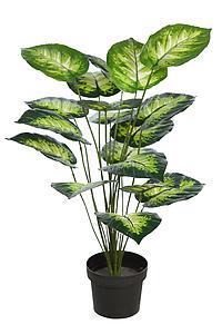 DIFEMBACHIA CLARA EN MACETA ARTIFICIAL 65CM